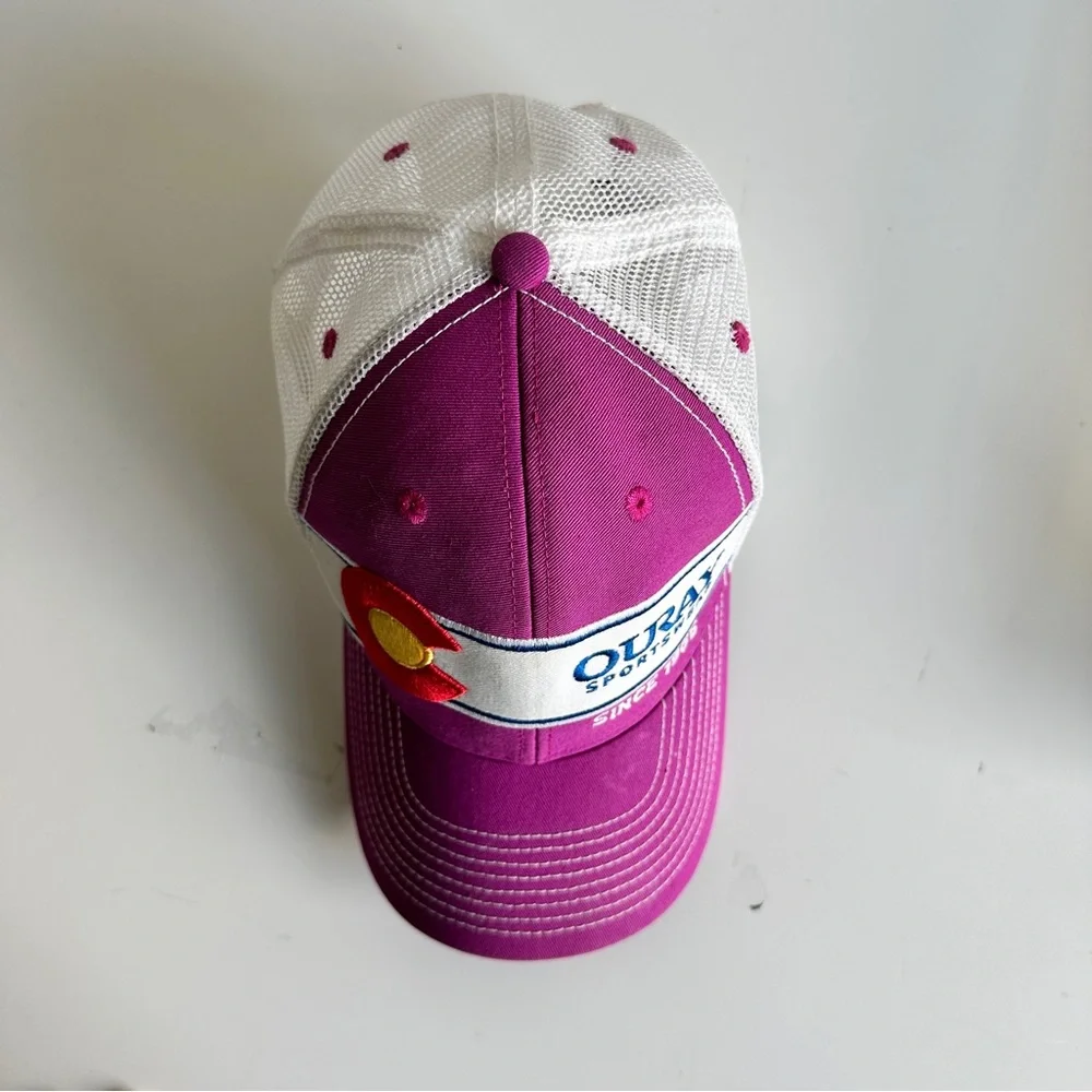 Ouray Sportswear Since 1965 hat cap pink vintage style Colorado one size